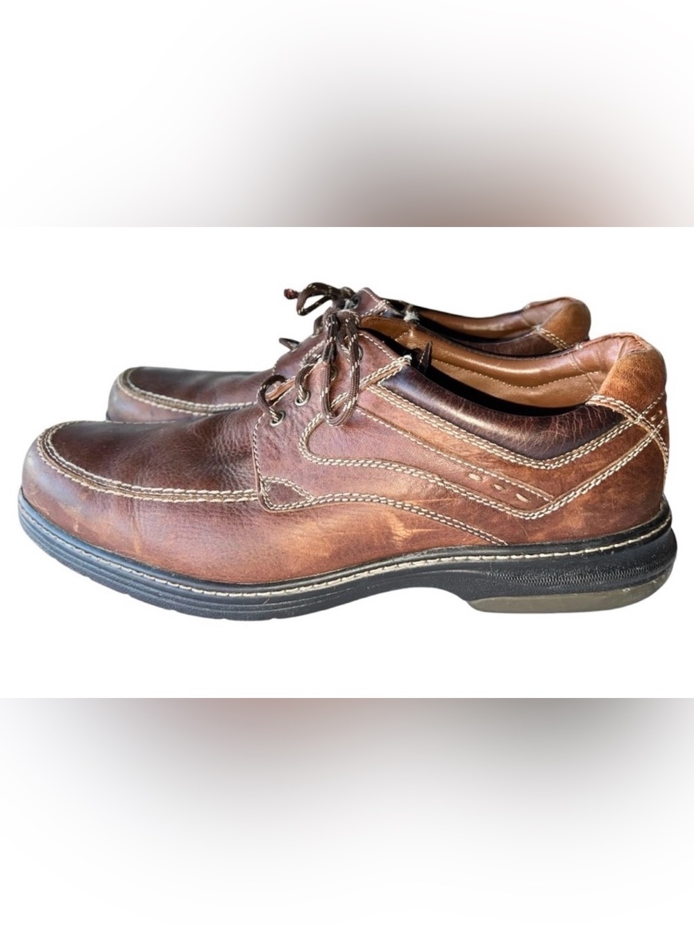 Johnston & Murphy Shoes Men’s Size 12M Brown Colvard XC4 Leather Moc 25-1074